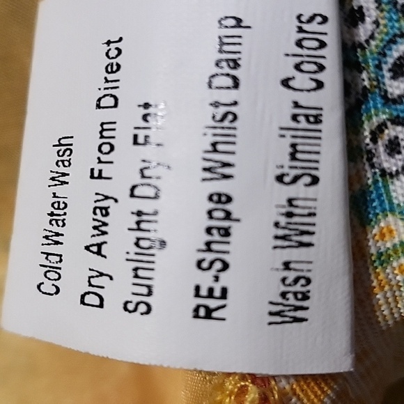 For Her NYC Back Zip 3/4 Sleeve 70's Look Crop Top - Size XL - Picture 9 of 12